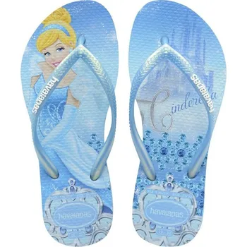 Dámské žabky Havaianas dívčí žabky Princess Cinderella lavender blue 23-24