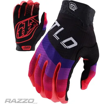 Moto rukavice Rukavice TroyLeeDesigns AIR Glove Reverb Black Glo Red 2024 8 - S