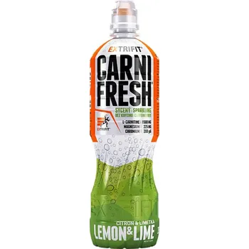 Spalovač tuku Extrifit Carnifresh Sparkling Caffeine free 850 ml lemon lime