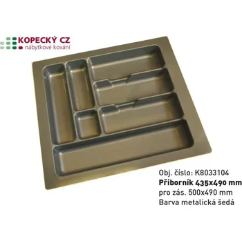 Příborník do zásuvky příborník 435x490mm pro zás. 500x490mm šedý