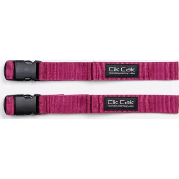 Kočárek Cik Cak Úchyty na odrážedlo vínová