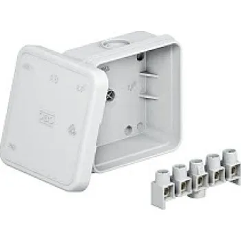 Elektroinstalační krabice Krabice OBO A8 5 IP54 75x75x36 se svorkovnicí 2000024