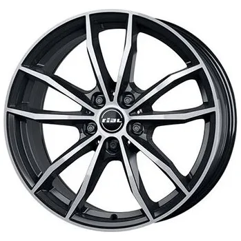 Alu kolo alu-kola RIAL X12X 9x20, 5x112 ET33, Černá/leštěná