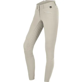 Jezdecké kalhoty ELT Rajtky Hella s vysokým pasem, silikonový sed Barva: sand, Velikost: D44