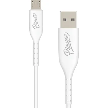 Picasee USB Kabel Micro USB - USB 2.0 - Bílý
