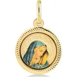 Lillian Vassago Zlatý přívěsek madonka LLV37-GP031