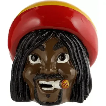 Žertovný předmět Vtipný vodopád s tekoucím dýmem – Rastaman s dredy a cigaretou
