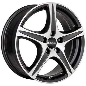 Disk alu-kola RONAL R56 7x17, 5x110 ET40, Černá matná čelně kopírovaná
