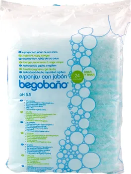 Begobaño BB-9 jednorázová houba napuštěná mýdlem 24 ks