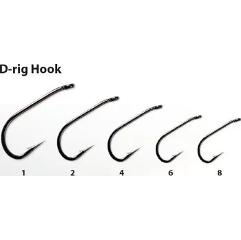 Rybářský háček CARP LINQ - Háčky PTFE D-RIG vel. 2 10ks