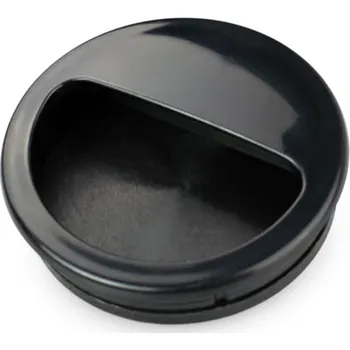 Nábytkové kování Interex Úchytka pro frézování TARRA / Černá matná