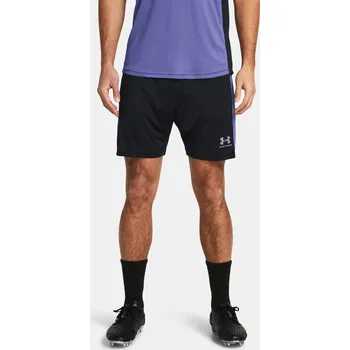 Pánské kraťasy Pánské sportovní kraťasy Under Armour UA M's Ch. Knit Short-BLK - černo/fialové Velikost: M