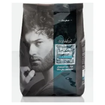 Přípravek na depilaci a epilaci Italwax Filmwax - zrnka vosku 500g Pour Homme Barber