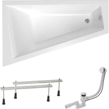 Vana Laguna Asymetrická vana Laguna Idea Plus 160x100 cm akrylát levá SIKOID1600LAN SIKOID1600LAN