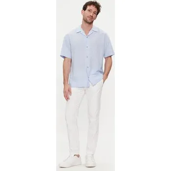Pánská košile Jack & Jones Košile Summer 12248382 Modrá Relaxed Fit XXL