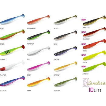 Umělá nástraha Umělá nástraha Delphin ZANDERA UVs / 5ks|10cm/CANDY