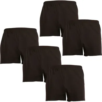 Trenýrky 5PACK pánské trenky Nedeto černé (5NDTT001) S Možnost vrácení zboží ZDARMA do 120 dnů!