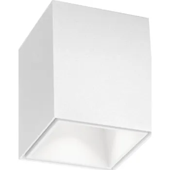 Wever & Ducré Miniaturní přisazené hranaté svítidlo Box Ceiling Mini LED Teplota chromatičnosti: 2700 Kelvinů, Barva vnější / barva vnitřní: Bílá / Bílá 258154WW3 Miniaturní přisazené hranaté svítidlo Box Ceiling Mini LED