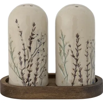 Úložný box Bloomingville, Slánka a pepřenka Bea s podstavcem 3 díly - Formadore