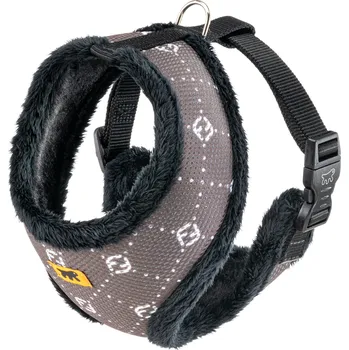 Postroj pro psa Ferplast Nikita P Fur šedý 49-68 cm/20 mm
