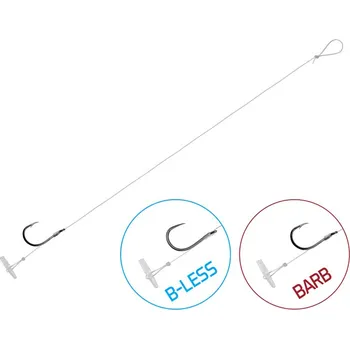 Návazec Delphin FLR Quickstop / 6ks|8cm / 0,25mm / BARB 8