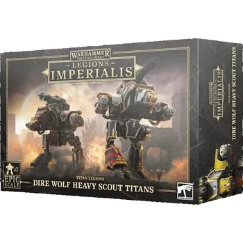 Desková hra Games Workshop Warhammer The Horus Heresy - Legions Imperialis: Dire Wolf Heavy Scout Titans - Epic Scale
