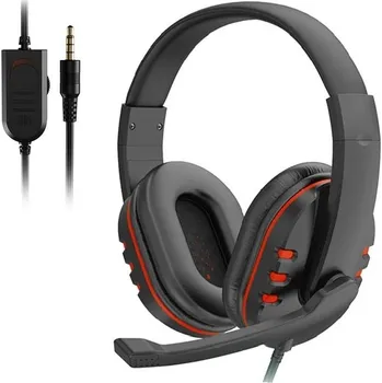 Sluchátka Herní sluchátka s mikrofonem - Červené