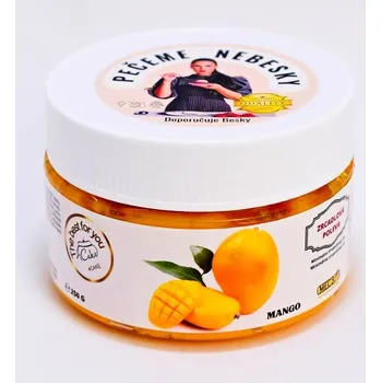 Přisada na vaření a pečení Farcitura - zrcadlová poleva MEC3 Mango (250 g) Besky edice