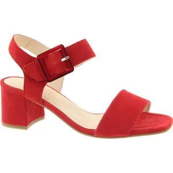 Dámské lodičky ARA Dámské červené kožené sandály 1220507-19-255 Velikost 37