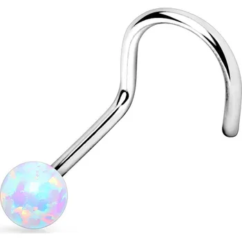 Piercing Steel Edge Piercing do nosu SENOSE17 Barva: Bílá