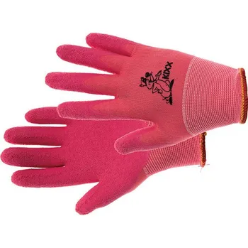 Pracovní oblečení LOLLIPOP rukavice nylon. latex. růžová 4