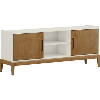 Televizní stolek TV stolek ISIRD 2D, dub/bílá + vyzvednutí ZDARMA