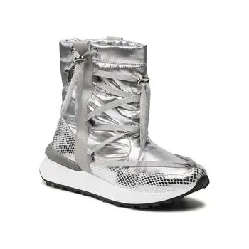 Dámské kozačky Polokozačky Togoshi TG-18-07-000394 Stříbrná 37