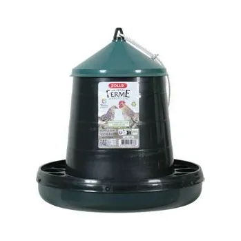 Krmivo pro hospodářské zvíře Krmítko pro drůbež SILO 4kg recykl.plast zelená Zolux