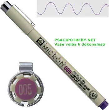 sakura xsdk00524 Technické pero Pigma Micron 005/0.2 mm - Fialová