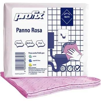 Papírový ručník Úklidová utěrka TEMCA Profix skládaná verze červená - 32ks