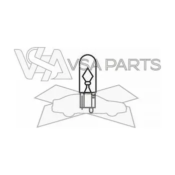 Autožárovka COMPASS Žárovka 24V 1,2W W2x4,6d bezpatice