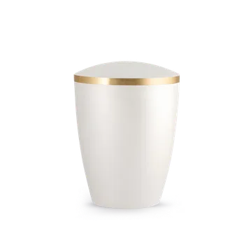 Smuteční dekorace Zvířecí urna Elegance - Bílá 1,5l