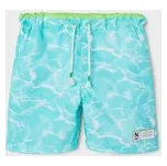 NAME IT Plavecké šortky Nkmzaglo 13213893 Modrá Regular Fit 128