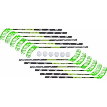 Florbal Unihoc Winner 35 SR black/green 12+6míčků vel. 96cm (=106cm)