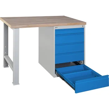 Dílenský stůl Dílenský stůl PROFI 120 cm, kontejner Z5-550