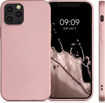 Pouzdro na mobilní telefon Mettalic Case pro Apple iPhone 15 Pro růžové