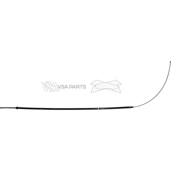 Brzda pro motocykl UNIQUE Lano ruční brzdy 1710mm