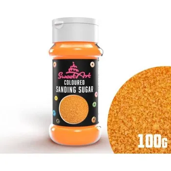 Přisada na vaření a pečení SweetArt cukrový písek zlatožlutý (100 g)