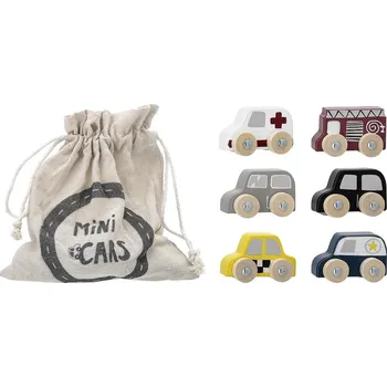 Dřevěná hračka Bloomingville, Autíčka Avin 6 ks - Formadore