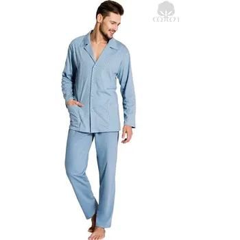 Pánské pyžamo Pánské pyžamo 265 REGINA modrá tmavá XL