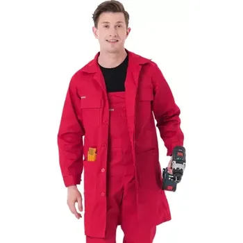 Zdravotnický plášť Reis MASTER FMC plášť červený M-3XL