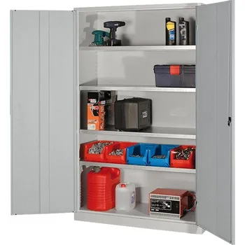 Skříňka na nářadí Dílenská skříň 1950 x 1200 x 500 mm, šedá