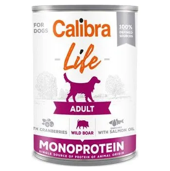 Krmivo pro psa Calibra Dog Life Adult Monoprotein Wild boar with cranberries 6x400g