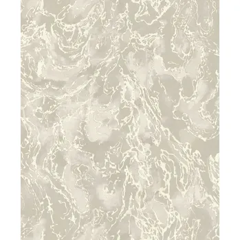 Tapeta Limonta Luxusní stříbrno-béžová metalická vliesová tapeta na zeď s hrubou strukturou, 57317, Aurum II, Limonta, velikost 10 x 0,53 m